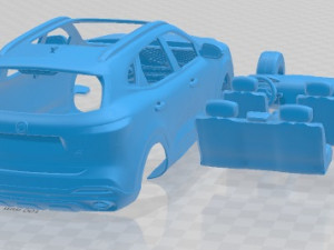 MG Hs 2018 Printable Car 3D 프린트 모델