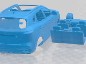 MG Hs 2018 Printable Car 3D Print Model