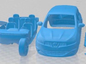 Coche Imprimible Nissan Qashqai 2010 Modelo de impresión 3D