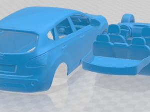 Nissan Qashqai 2010 Printable Car 3D Baskı Modeli