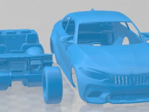 M2 Competition 2019 Printable Car 3D Print Model