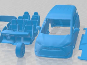 Toyota Sienta 2019 Printable Car 3D Print Model