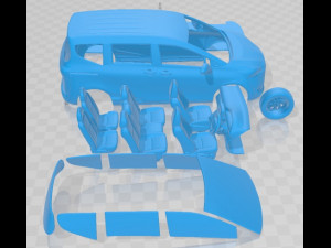 Toyota Sienta 2019 Printable Car 3D-Druckmodell