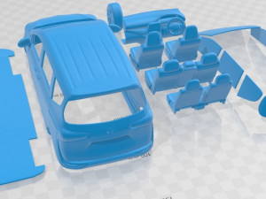 Toyota Sienta 2019 Printable Car 3D-Druckmodell
