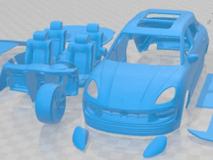 Porsche Macan T Printable Car 3D Print Model