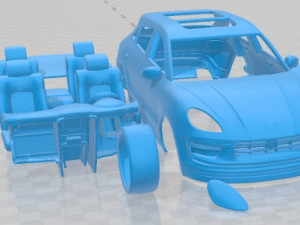 Porsche Macan T Printable Car 3D Print Model