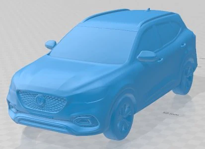 MG Hs 2018 Printable Car 3D Print Model .c4d .max .obj .3ds .fbx .stl .blend