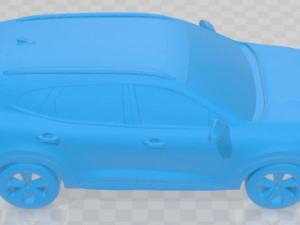 MG Hs 2018 Printable Car 3D Print Model