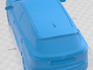 MG Hs 2018 Printable Car 3D Print Model