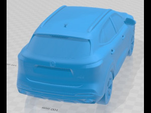 MG Hs 2018 Printable Car 3D Print Model