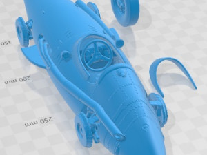 Maserati 250F 1956 Auto stampabile Modello di stampa 3D