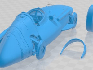 Maserati 250F 1956 Auto stampabile Modello di stampa 3D