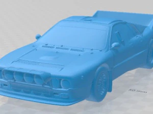 Coche Imprimible Lancia Rally 037 WRC 1983 Modelo de impresión 3D