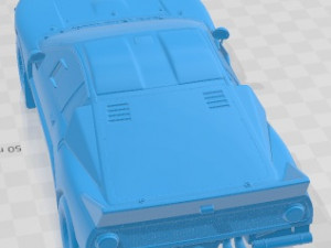 Lancia Rally 037 WRC 1983 Printable Car Modello di stampa 3D