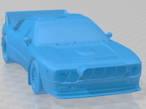 Lancia Rally 037 WRC 1983 Printable Car Modello di stampa 3D