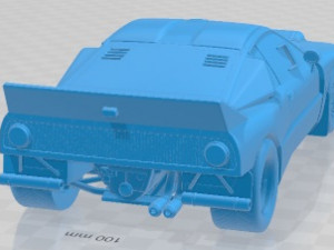 Lancia Rally 037 WRC 1983 Printable Car Modello di stampa 3D