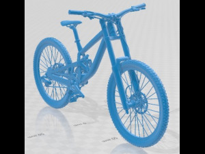 Mountain Bike - 2 Printable Bicycle 3Dプリントモデル