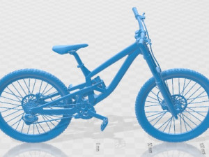 Mountain Bike - 2 Printable Bicycle 3Dプリントモデル