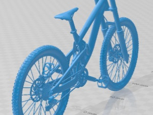 Mountain Bike - 2 Printable Bicycle 3Dプリントモデル