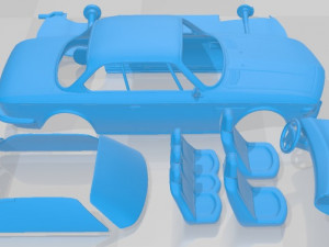 E9 1968 Printable Car 3Dプリントモデル
