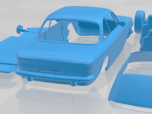 E9 1968 Printable Car 3Dプリントモデル