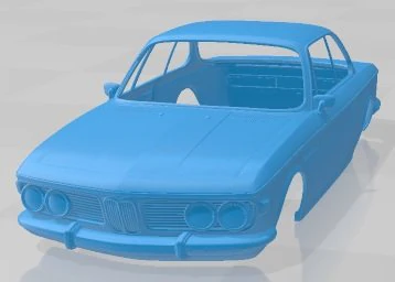 E9 1968 Printable Body Car 3D Print Model .c4d .max .obj .3ds .fbx .stl .blend 