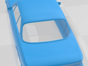 E9 1968 Printable Body Car 3D Print Model