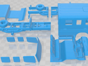 Mercedes Benz Atego 2004 Printable Truck 3D प्रिंट मॉडल
