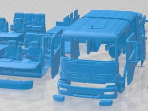 Mercedes Benz Atego 2004 Printable Truck 3D Print Model