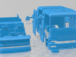Mercedes Benz Atego 2004 Printable Truck 3D Print Model