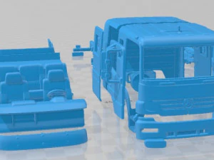 Mercedes Benz Atego 2004 Printable Truck 3D Print Model