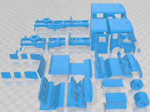 Mercedes Benz Atego 2004 Printable Truck 3D Print Model