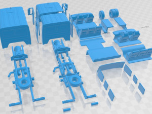 Mercedes Benz Atego 2004 Printable Truck 3D Print Model