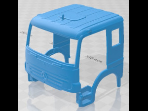 Mercedes Benz Atego 2004 Printable Truck 3D Print Model