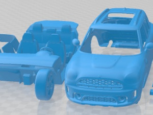 Mini Cooper 2020 (1/24) Printable Car Body