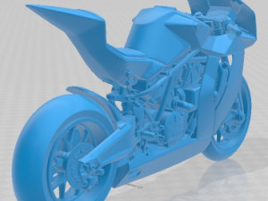 KTM RC8 R Printable Motorbike 3D प्रिंट मॉडल