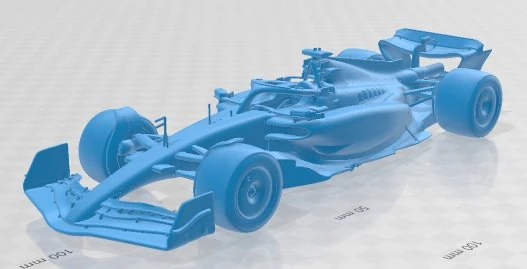 Ferrari F1 SF 23 2023 Printable Car 3D Print Model .c4d .max .obj .3ds .fbx .stl .blend 