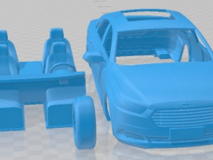 Taurus 2016 Printable Car Modelo de Impressão 3D