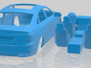 Taurus 2016 Printable Car Modelo de Impressão 3D