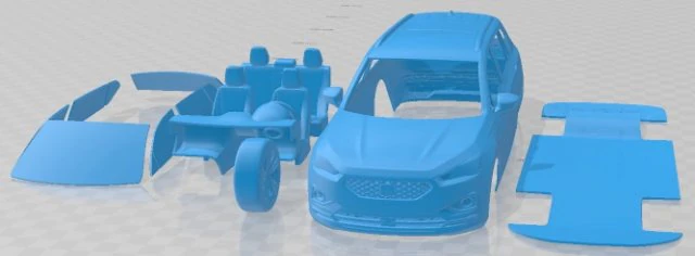 Seat Tarraco 2019 Printable Car 3D Print Model .c4d .max .obj .3ds .fbx .stl .blend 
