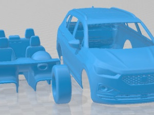 Seat Tarraco 2019 Printable Car 3D Print Model
