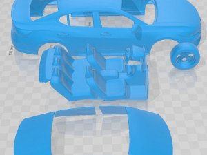 Nissan Sentra 2020 Printable Car 3D Print Model