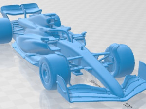 RB18 F1 2022 Printable Car 3Dプリントモデル