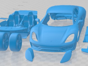 Porsche 960 Turismo 2021 Printable Car 3D Print Model