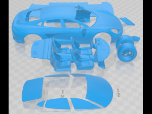 Porsche 960 Turismo 2021 Printable Car Modelo de impresión 3D