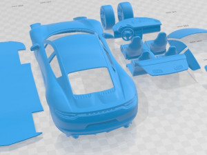 Porsche 960 Turismo 2021 Printable Car Modelo de impresión 3D