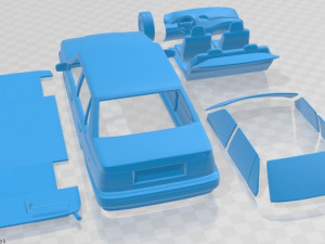 Auto stampabile Volvo 940 1998 Modello di stampa 3D