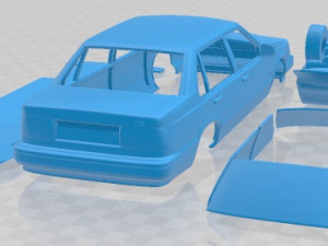 Auto stampabile Volvo 940 1998 Modello di stampa 3D