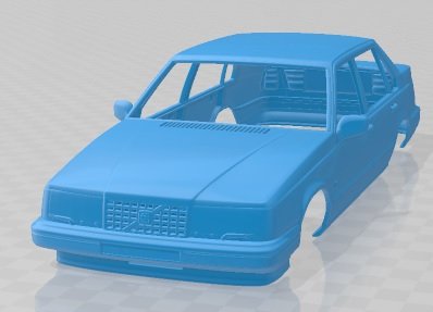 Volvo 940 1998 Printable Body Car 3D Print Model .c4d .max .obj .3ds .fbx .stl .blend 
