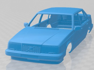 Volvo 940 1998 Printable Body Car 3D Print Model